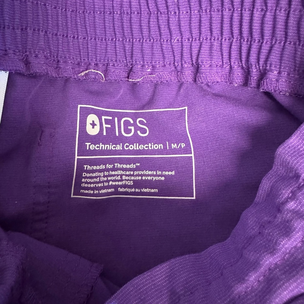 Figs Technical Collection Violet Scrub Pants - image 4